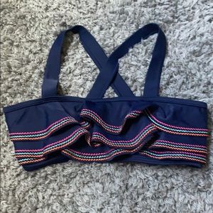 Cute ruffled swim suit top